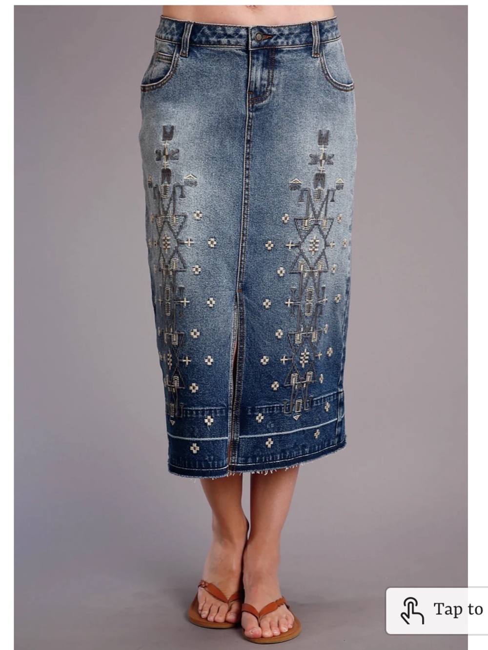 NWT Stetson denim jean skirt